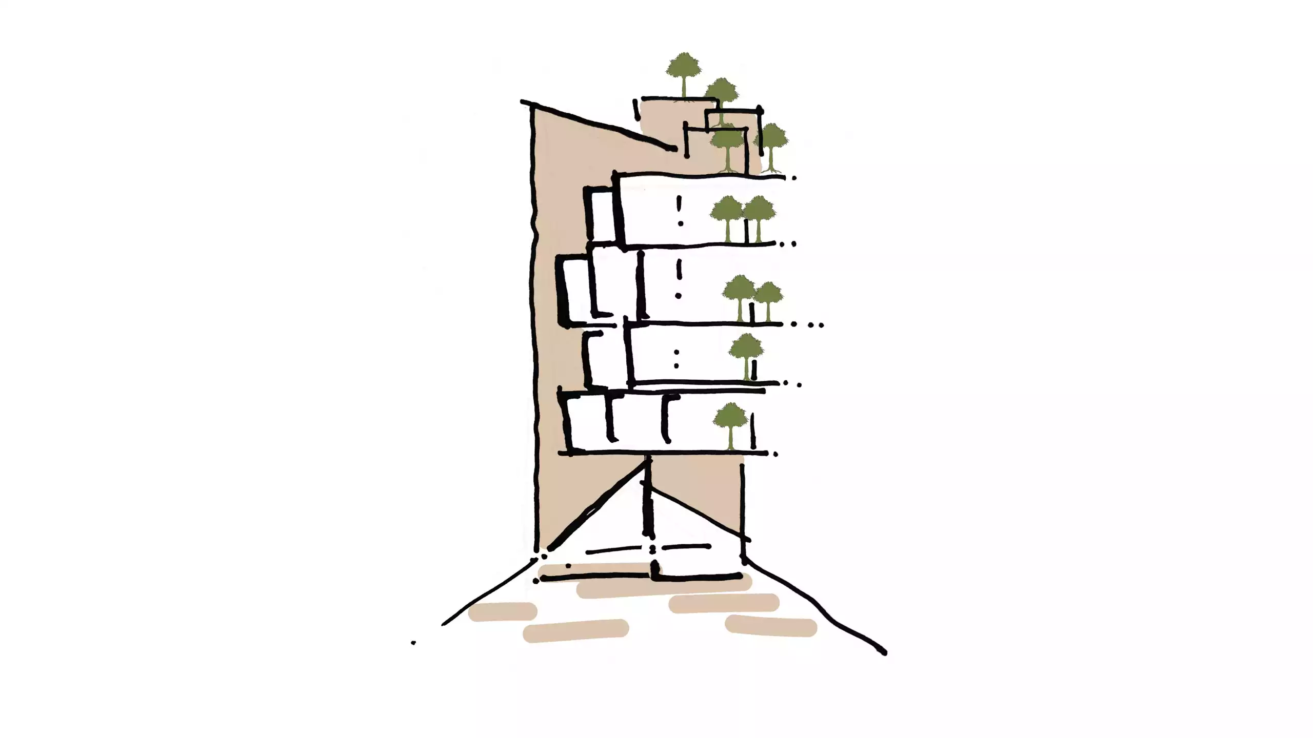 Second Facade Option – Residential Project No. 100